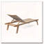 Chaise longue d'extérieur en corde