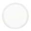 Élégante table en métal - blanche avec un charmant motif de feuilles tropicales, 16,19 po de largeur x 20,5 po de hauteur, prête à l'emploi, motif moderne en fer blanc, 16,19 l 16,19 P 20,5 H, aucun assemblage requis