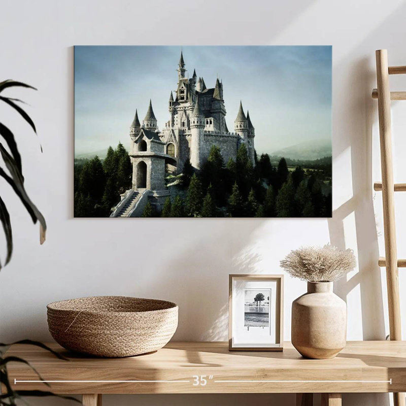 Château de conte de fées Lilie, H 16 po x l 24 po
