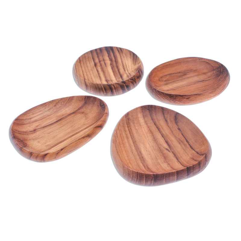 Ensemble de 4 assiettes à hors-d'œuvre