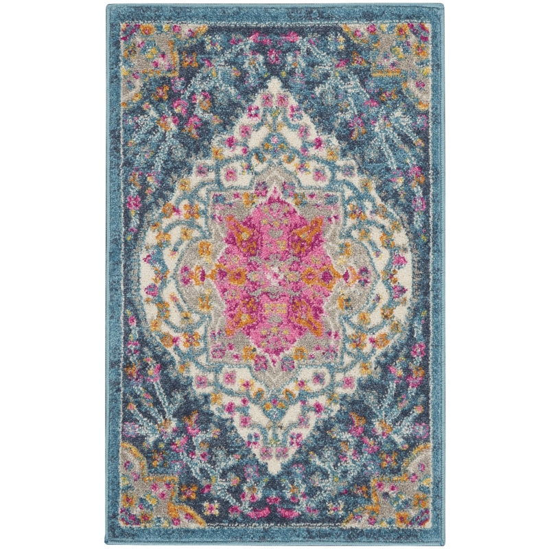 Oriental Indoor Rug, Rectangle 1'10" x 2'10"