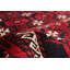 Tapis unique en laine rouge foncé 4 pi 11 po x 9 pi 7 po One-of-a-Kind