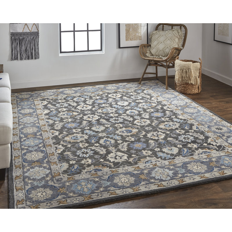 Wool Oriental Indoor Rug, Rectangle 8' x 10'