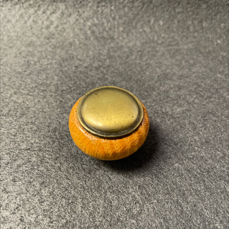 (Paquet de 5) Poignée de 1-1 / 4 po avec insert anglais antique