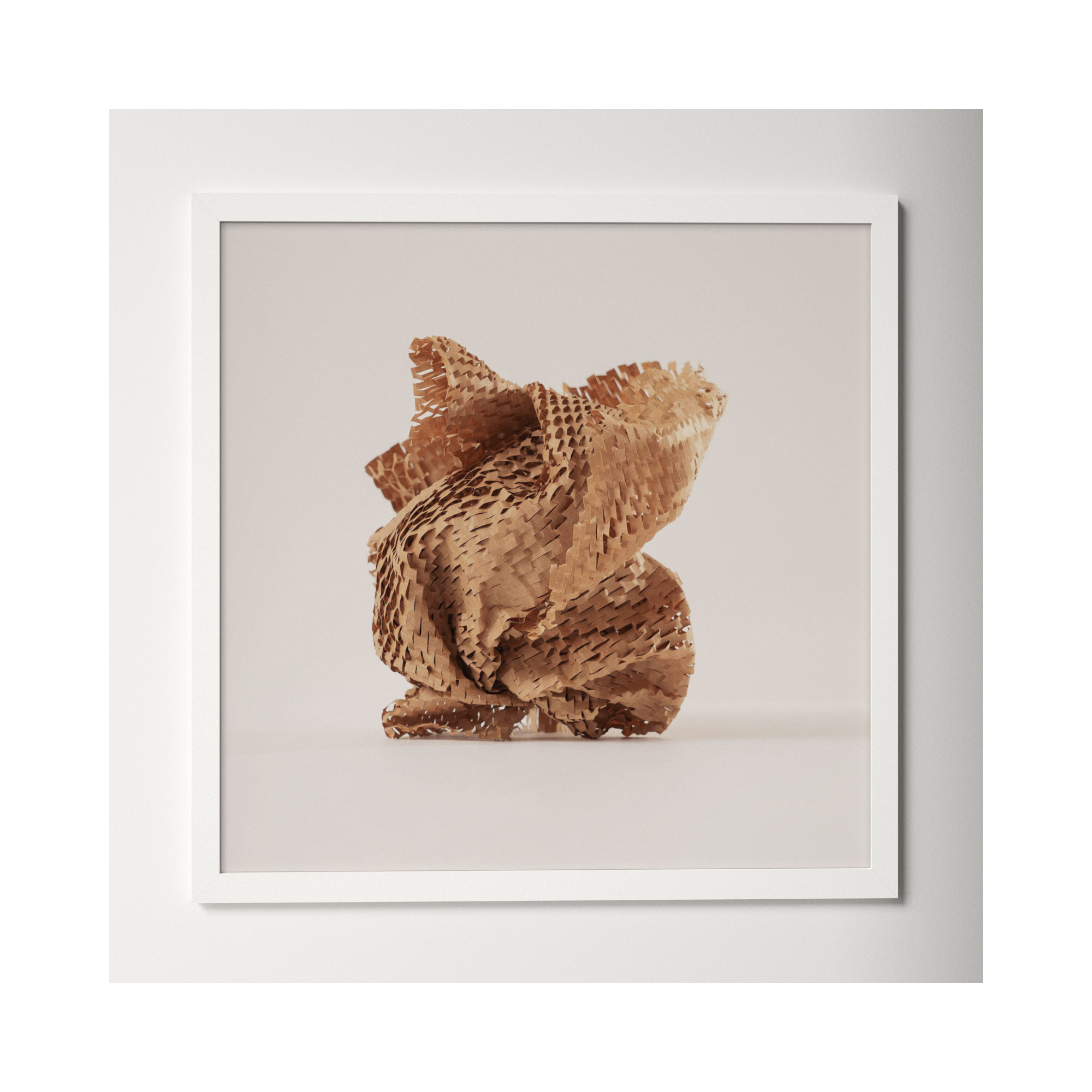 Unpackage 4 by Svetlana Smirnova, White, 36" H x 36" W x 1.25" D