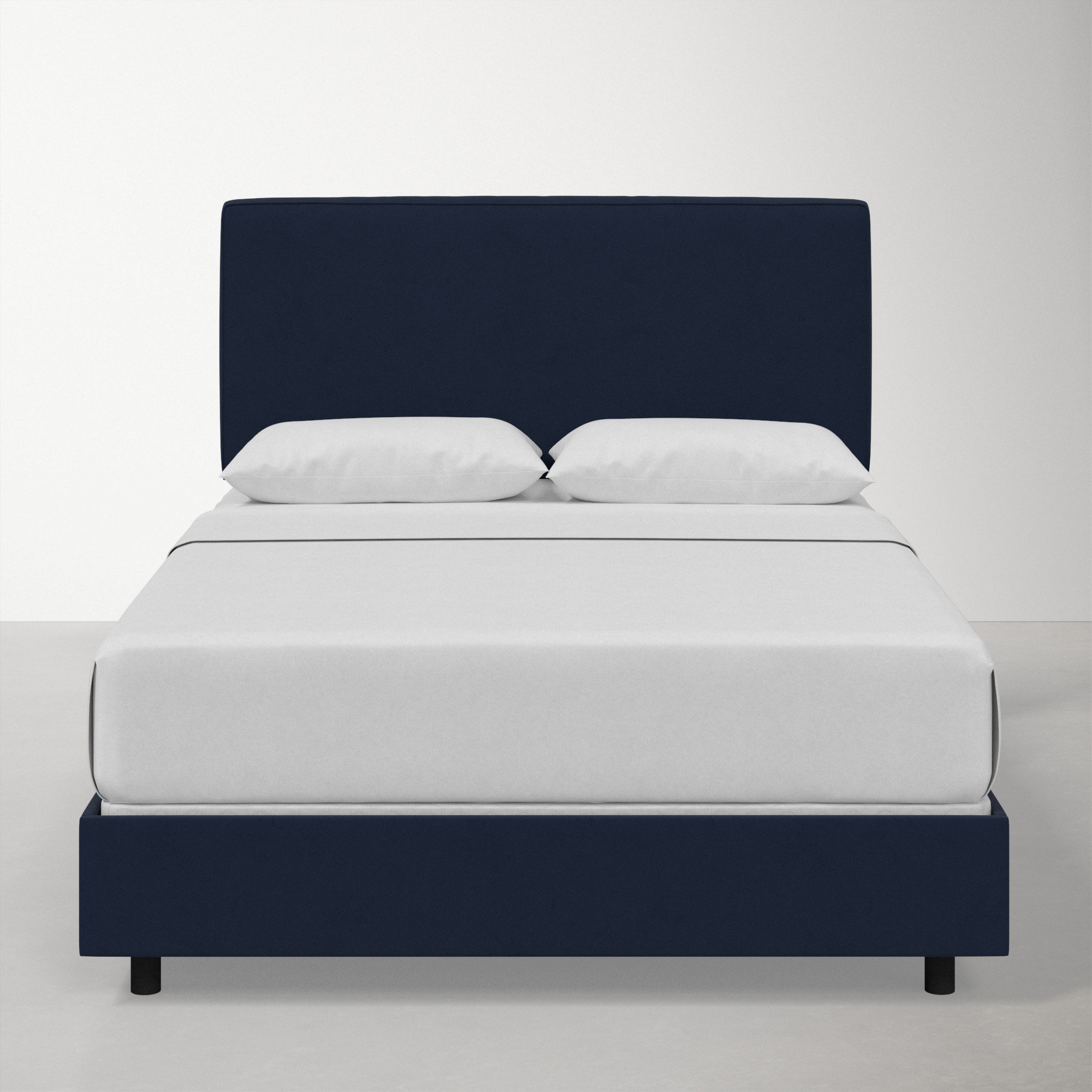 Marquise Upholstered Bed, Classic Ink Performance Velvet, Twin