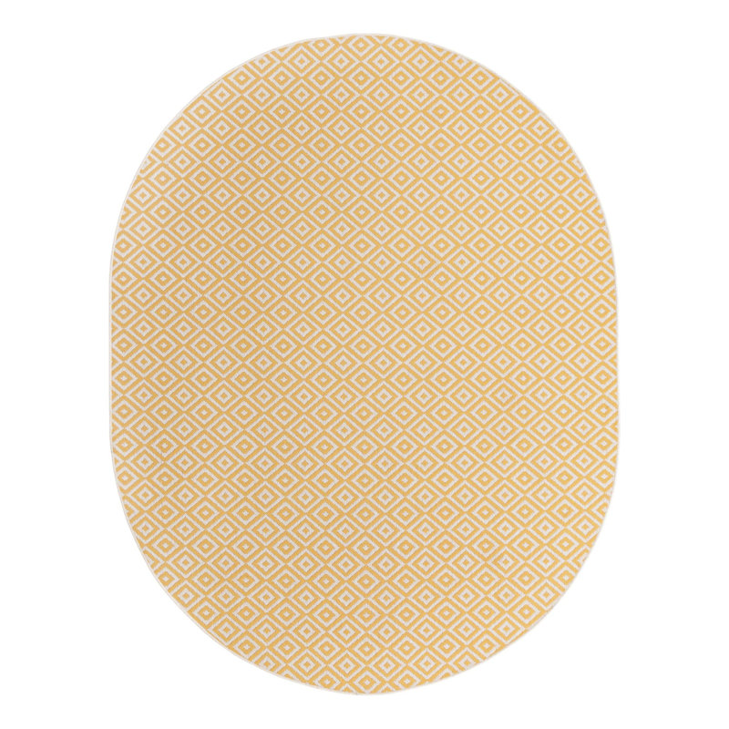  Tapis d'extérieur Jill Zarin Costa Rica, Ovale 7 pi 10 po x 10 pi
