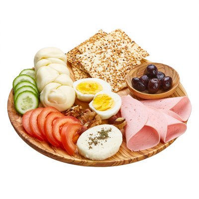 Crystalia USA Wood Platter