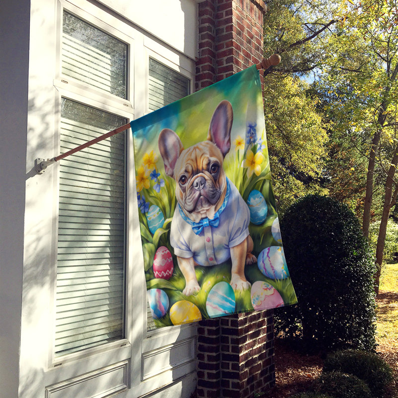 Easter Egg Hunt Double Sided 40'' H x 28'' W Polyester Easter House Flag