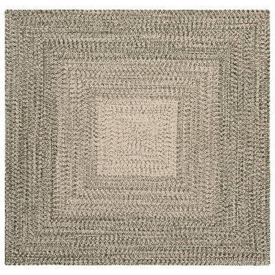 Tapis d'intérieur / extérieur tressé à la main tressé à la main à motif géométrique 220
