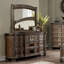 Commode 9 tiroirs avec miroir Fabijan