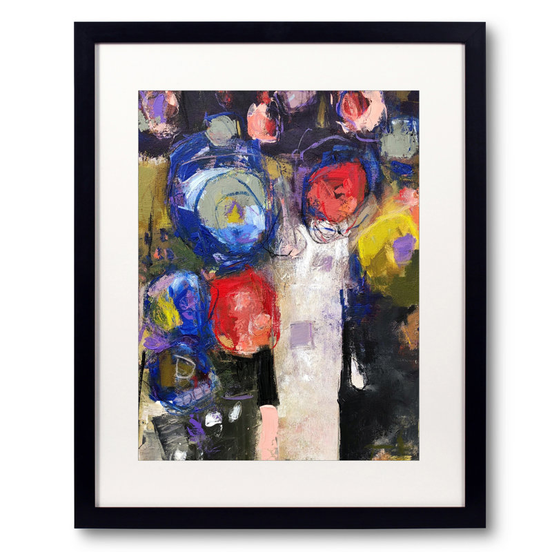 Tall And Skinny Print by Elizabeth Chapman, Black Framed Paper, 21.25" H x 17.25" W