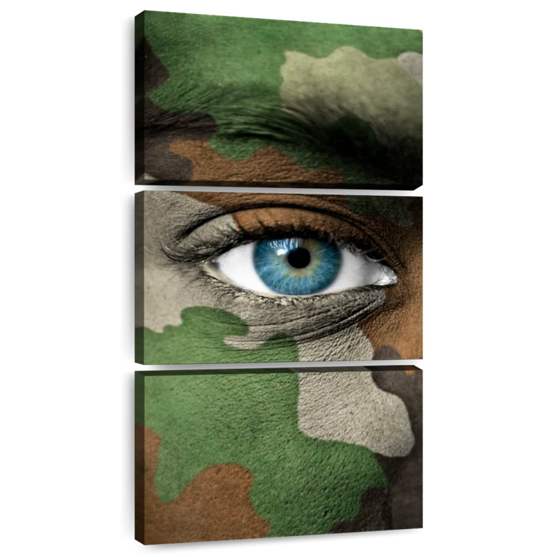 Camouflage militaire, H 27 po x l 12 po