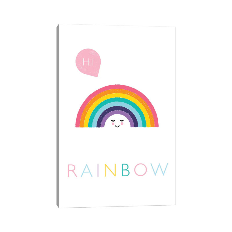 Rainbow by PaperPaintPixels - Wrapped Canvas Print, 66.04 cm H x 45.72 cm W x 1.91 cm D