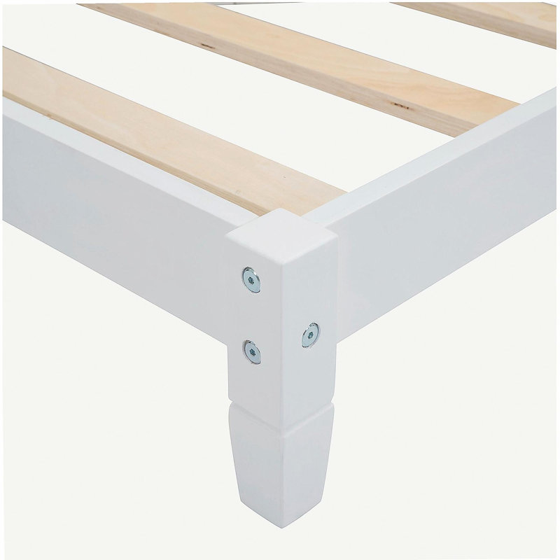 Wood Daybed/Sofa Bed, White, Twin