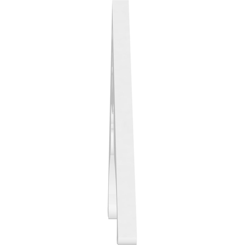 Pignon en PVC de qualité architecturale Heath, H 13,5 po x l 36 po x P 1 po, 9 / 12