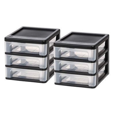 3 Drawer Stackable Drawer