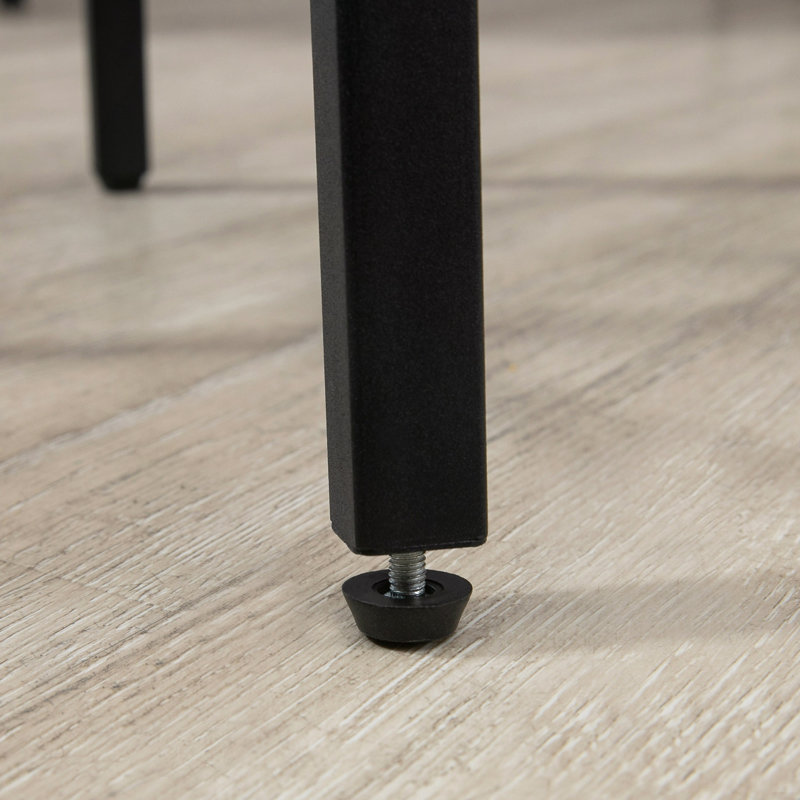 Ensemble de table de bar et de chaises 5 pièces, table de salle à manger compacte avec 4 tabourets pour pub et cuisine