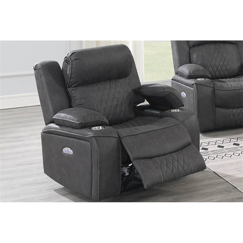 Fauteuil inclinable électrique Power Motion Chair 1pc, Gris anthracite