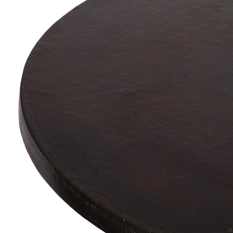Aluminum Circular Dining Table, Bronze