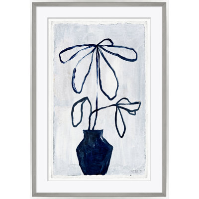 «House Plant» par Susan Hable - peinture encadrée sur papier