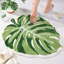 TAPIS Green Leaf, grand bambou à dossier tortue, antidérapant mignon, peluche en forme de palmier, cuisine amusante, salle de bain, tapis de baignoire, lavable à la machine