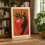 Strawberry Bold Geometric - Wrapped Canvas-772883986-772883976