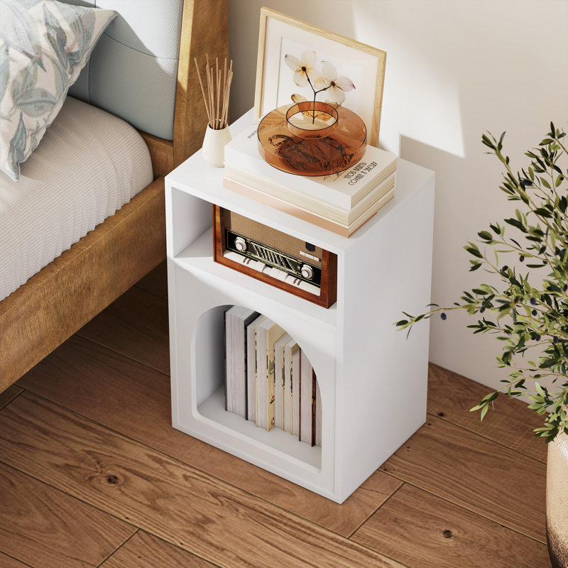 40cm W Manufactured Wood Bedside Table