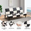 Canapé-lit convertible en similicuir pour salon-97850909