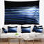 Tapisserie vagues de couleur bleu foncé abstrait-28498224