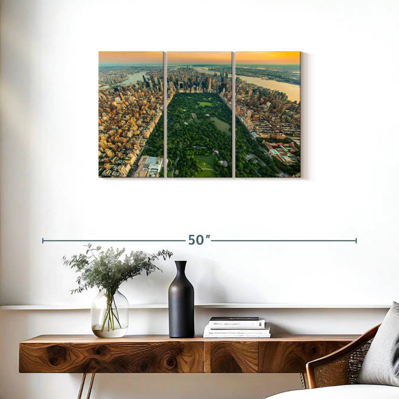 Rorry Central Park Summer Day, 20" H x 33" W