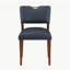 Ensemble de chaises en similicuir bleu Bryson MIndiaight - ensemble de 2 pièces