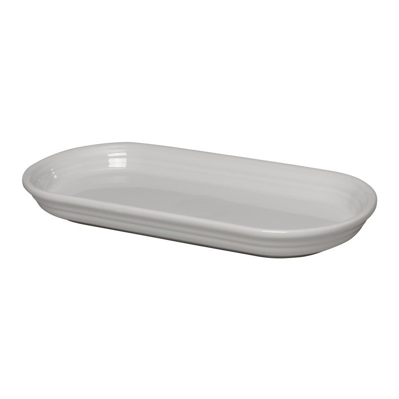Fiesta 11 7/8 Inch Oblong Serving Platter, White