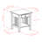 Owasa End Table with Storage