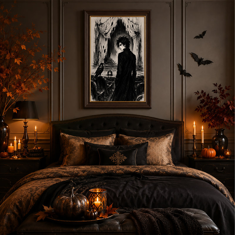 Art mural sur toile noir et blanc, 24"H x 16"W
