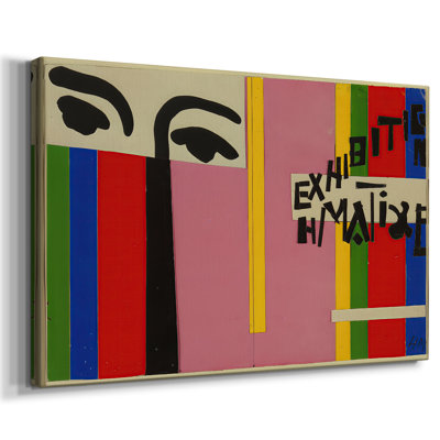 Maquette pour affiche d'exposition (exposition H. Matisse) -Henri Matisse-Toile tendue avec châssis-c. 1953
