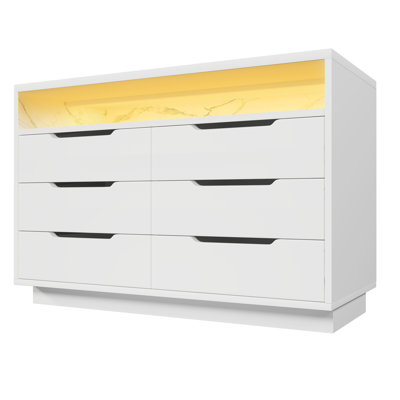 120cm W 6 - Drawer Chest of Drawers