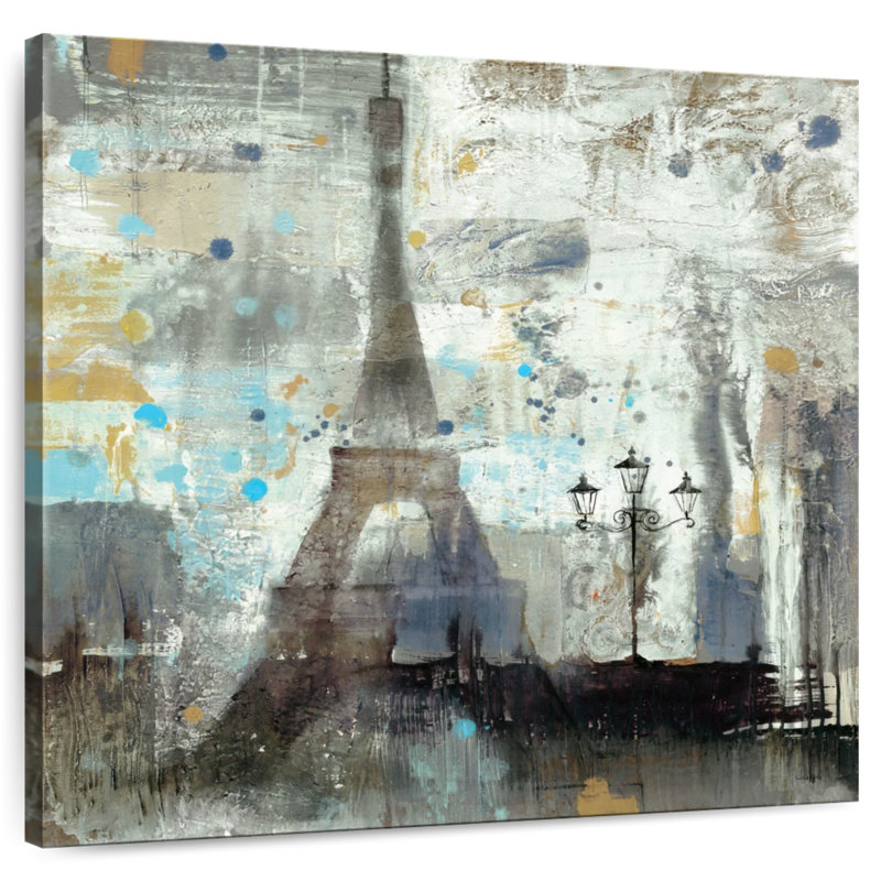 Nicci Eiffel Tower Neutral, 39" H x 39" W