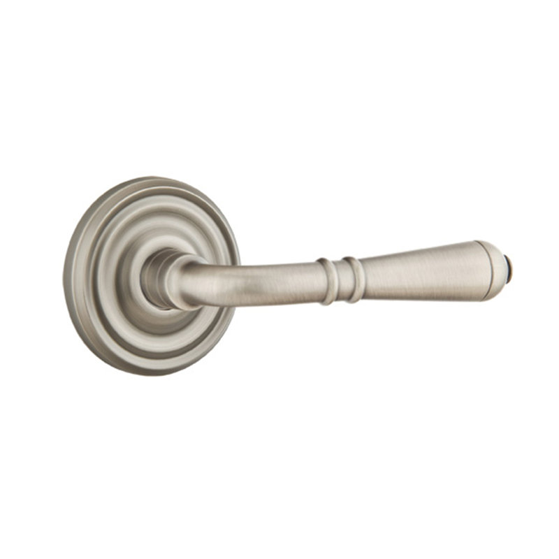 Levier de porte avec rosette Turino, Droite, Nickel antique