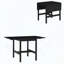 Table de salle à manger pliante pour petits espaces, table de cuisine en bois massif, table à abattants