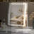 Loxley Metal Rectangle Floor Mirror