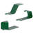 Eliyah Metal Floating Shelf, Wall Mounted Metal Shelves with Unique Design-1460878958