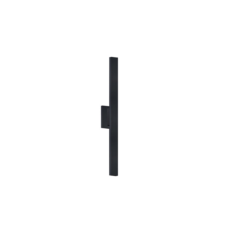 Doniece LED Wall Light, 24" H x 4.5" W, Matte Black