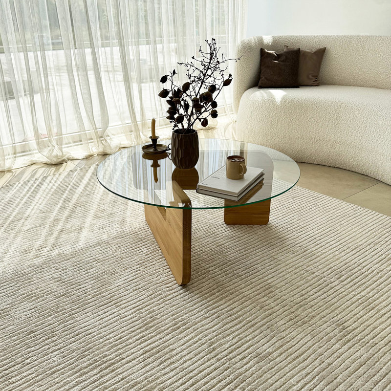 Sicario Coffee Table, Oak, Tranparent