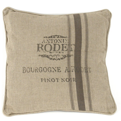 French Linen Square Pillow Cover & Insert