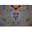 Tapis de couloir indien bleu 3x16
