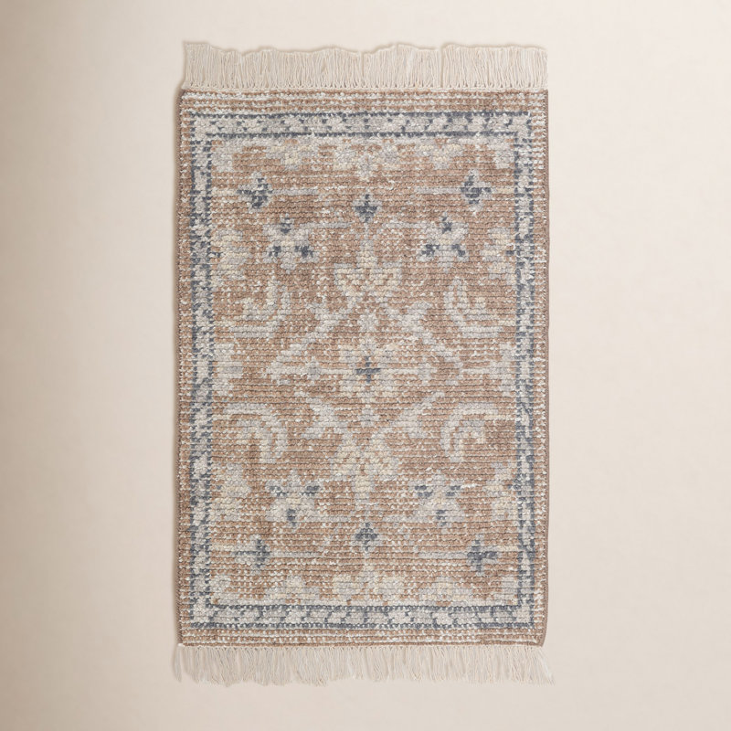 Maeve Hand Knotted Wool Aisha Rug, Rectangle 5' x 8'
