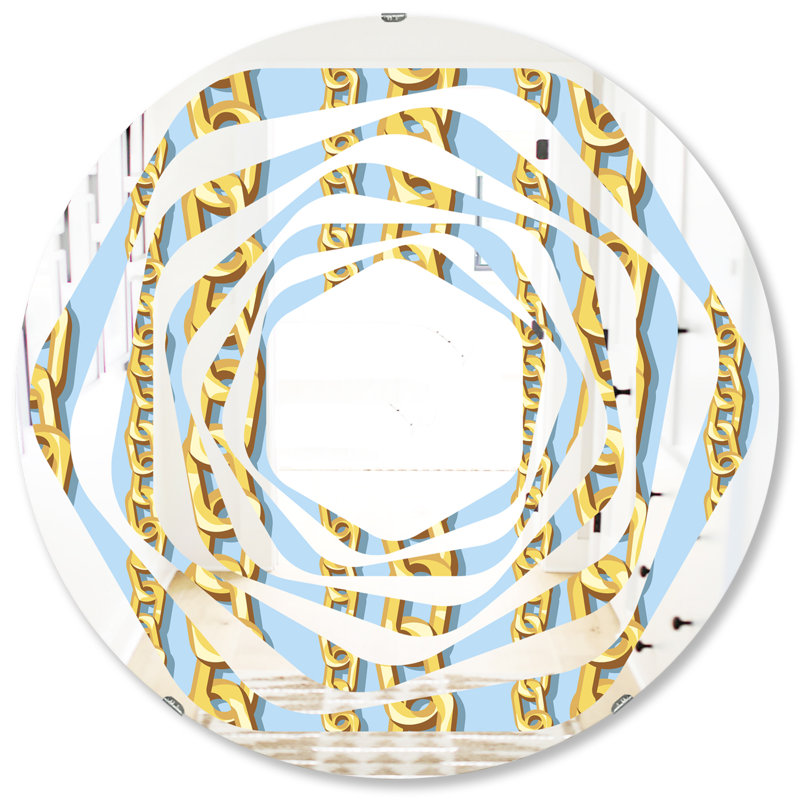 Miroir mural Whirl, H 31,5 po x l po