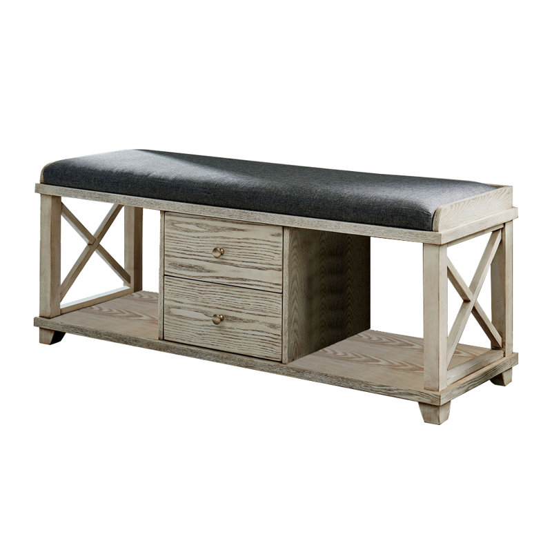 Banc de rangement tiroir Severin