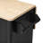 Fluted Kitchen Island, Accent Kitchen Island On Wheels With Drop Leaf And Internal Storage Rack, Rolling Kitchen Cart With Towel Rack For Kitchen, Dining Room-995937078